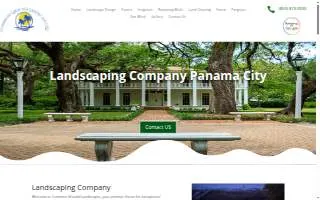 Common Ground Landscapes LLC of Panama City website