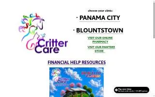 Critter Care of Panama City website