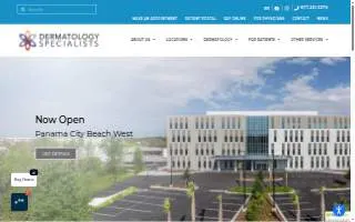 Dermatology Specialists of Florida website