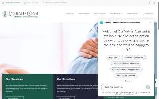 Emerald Coast OBGYN of Panama City website