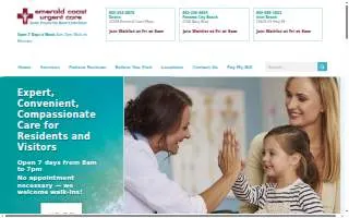 Emerald Coast Urgent Care of Panama City website