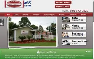 Glen Frye Insurance Agency website