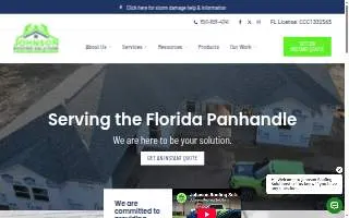 Johnson Roofing Solutions website