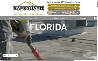 Safeguard Roofing Pros LLC website