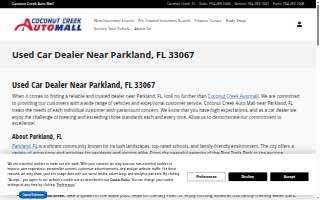 Coconut Creek Automall