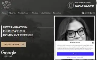 DeMichael Law of Parkland website