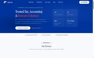Eagle Tax of Parkland website