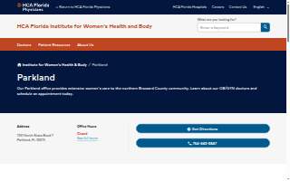 HCA Florida Institute for Women's Health and Body - Parkland