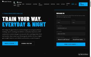 Freakin Fitness Pines (24/7) website