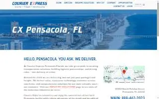 Courier Express of Pensacola website