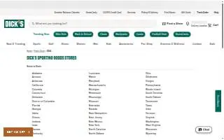DICK'S Sporting Goods of Fairfax website