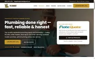 Plumber of Pensacola website