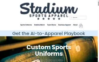 Stadium Sports Apparel of Pensacola website