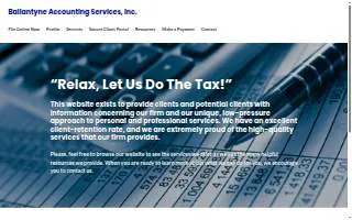 Ballantyne Accounting website