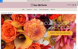 Bay Hill Florist website