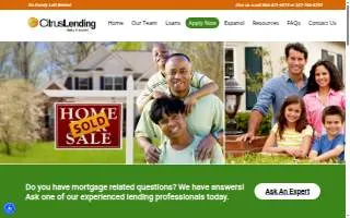 Citrus Lending website