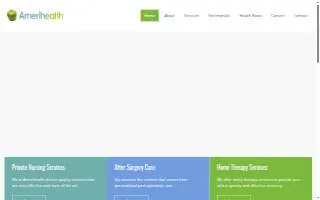 Amerihealth Home Care website