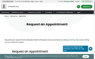 Baptist Health Orthopedics