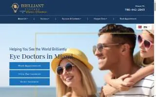 Brilliant Eyecare of Pinecrest website