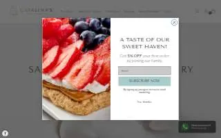 Catalina’s Sweet Atelier of Pinecrest website