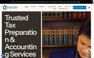 Chamizo Tax & Corporate Services website