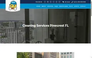 Happy Clean of Pinecrest website