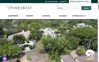 Pinecrest Business Association website