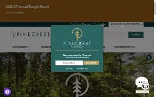 Pinecrest Gardens website