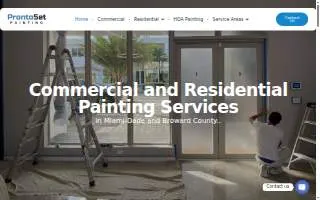 Pronto Set Painting & Renovations website