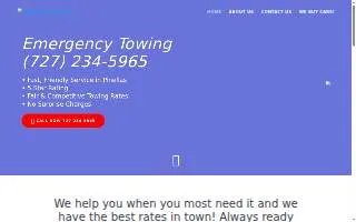 Coastal Towing Pinellas website