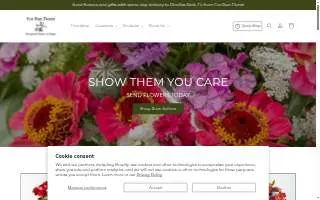 Fox Run Florist website