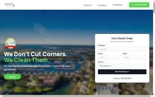Freedom Green Clean website
