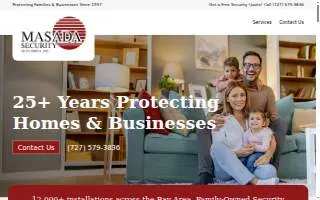 Masada Security of Pinellas Park website