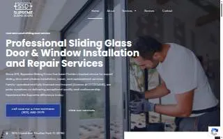 Supreme Sliding Doors website
