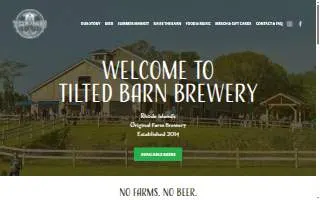 Tilted Barrel Bar website