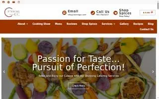 Catering CC of Pinewood website
