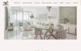 Elmira Decor Interior Design of Pinewood website