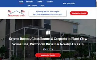 American Home Center of Plant City website