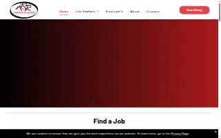 ASR Staffing Solutions website