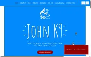 John K9 Dog Training of Plant City website