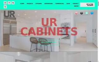 UR Cabinets Central FL website