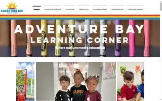 Adventure Bay Learning Corner of Plantation website