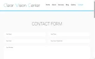 Clear Vision Center of South Florida website