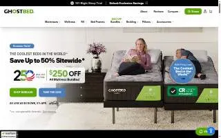 GhostBed website