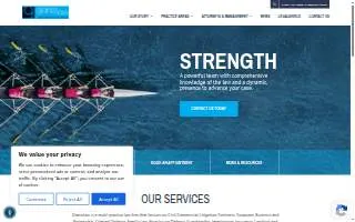Glantzlaw website
