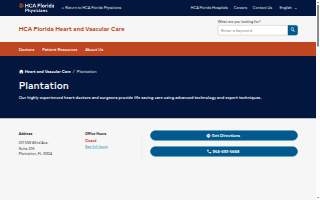 HCA Florida Heart and Vascular Care - Plantation