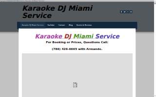 Karaoke DJ Miami Service