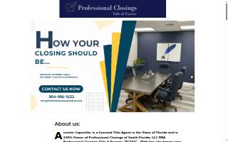 Professional Closings Title & Escrow