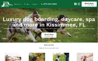 Bass Pet Resort & Spa of Poinciana website
