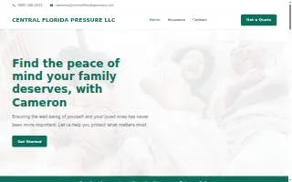 Central Florida Pressure of Poinciana website